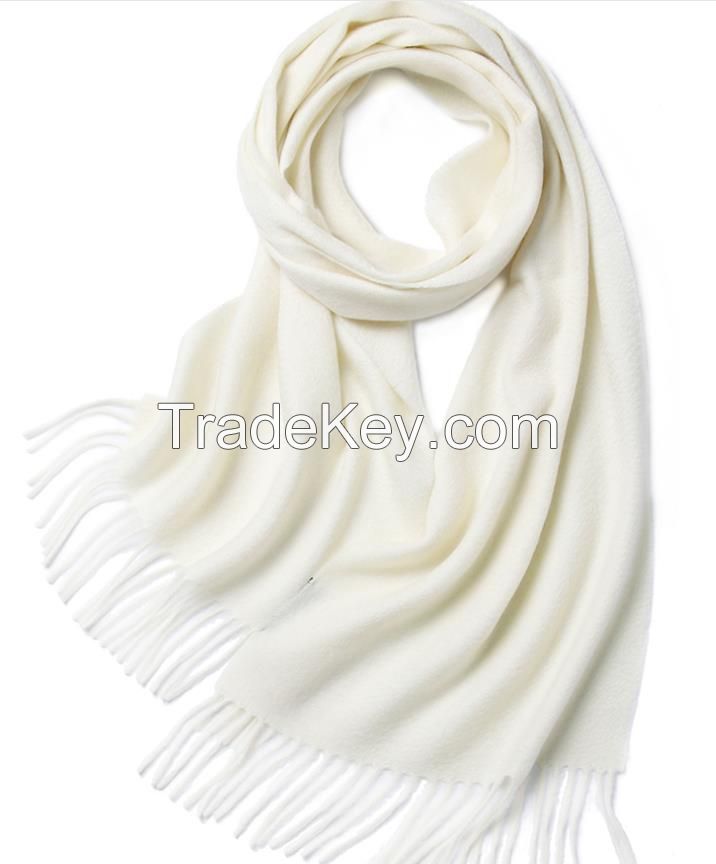 Custom Luxury Thick Poncho Shawl Knitted Pashmina Blanket Winter 100% Pure Cashmere Scarf For Women