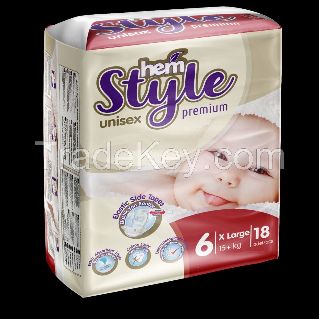 Hem Style Diaper