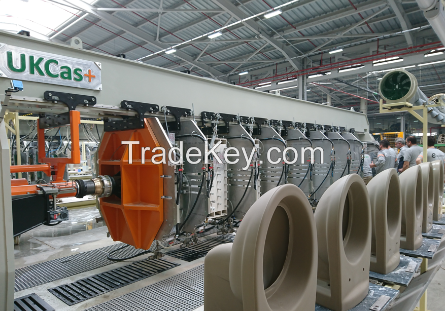 High Pressure Casting Machine For WC -Wall Hung