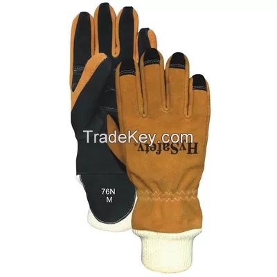 Wristlet Cuff NFPA 1971 Structural Firefighting Gloves With Best Dexterity