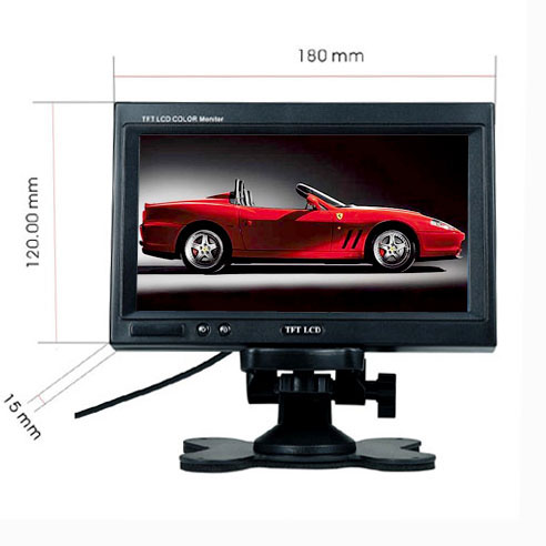 Headrest/stand alone TFT LCD