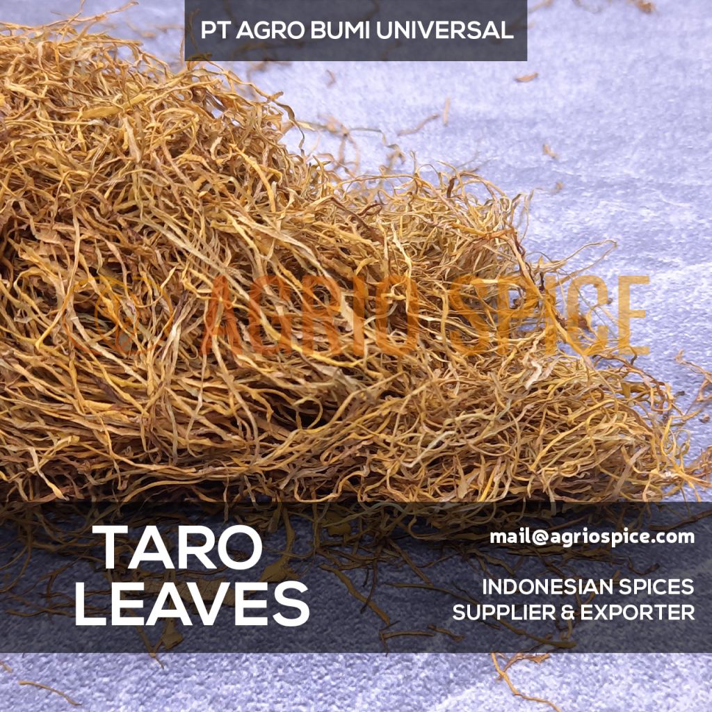 Dried Taro Leaves - Chopped Single Cut or Double Cut