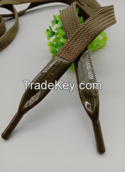 Custom Logo Colorful Dipped Top Coated Dip Draw Cord Hoodie Drawcord Silicon Tips for Garment