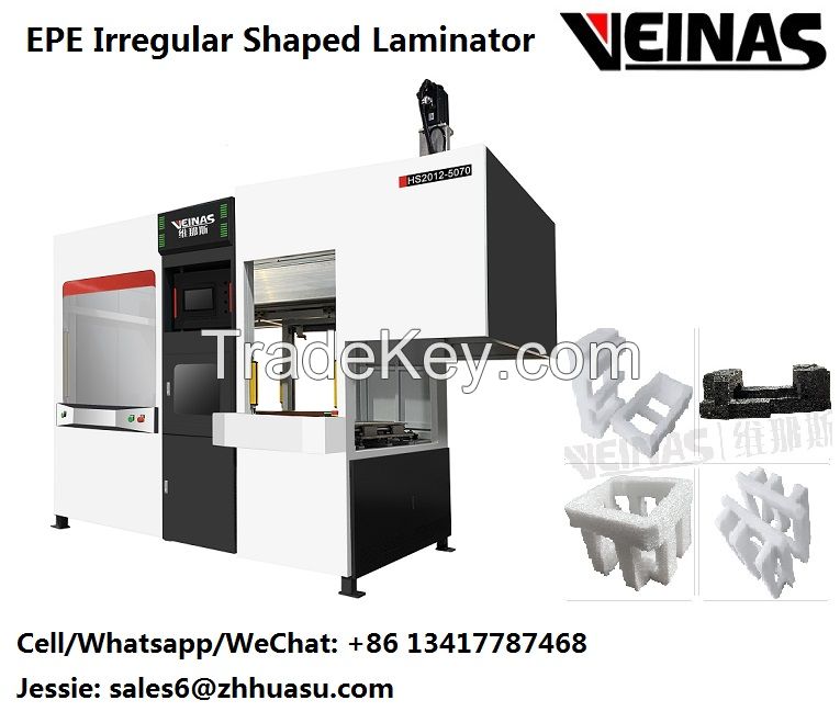EPE Irregular Shaped Laminator, Expanded Polyethylene Foam Sheet Laminating Machine, Gluer, EPE Gluing Machine, hotplate, heating plate
