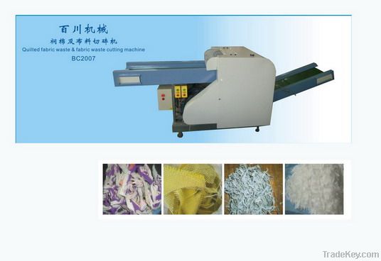 Quilted Fabric Waste & Fabric Waste Cutting Machine