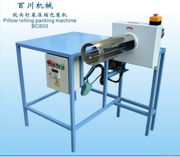 Pillow Rolling and Packing machine