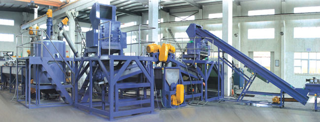 PET, PC, PP, HDPE recycling line