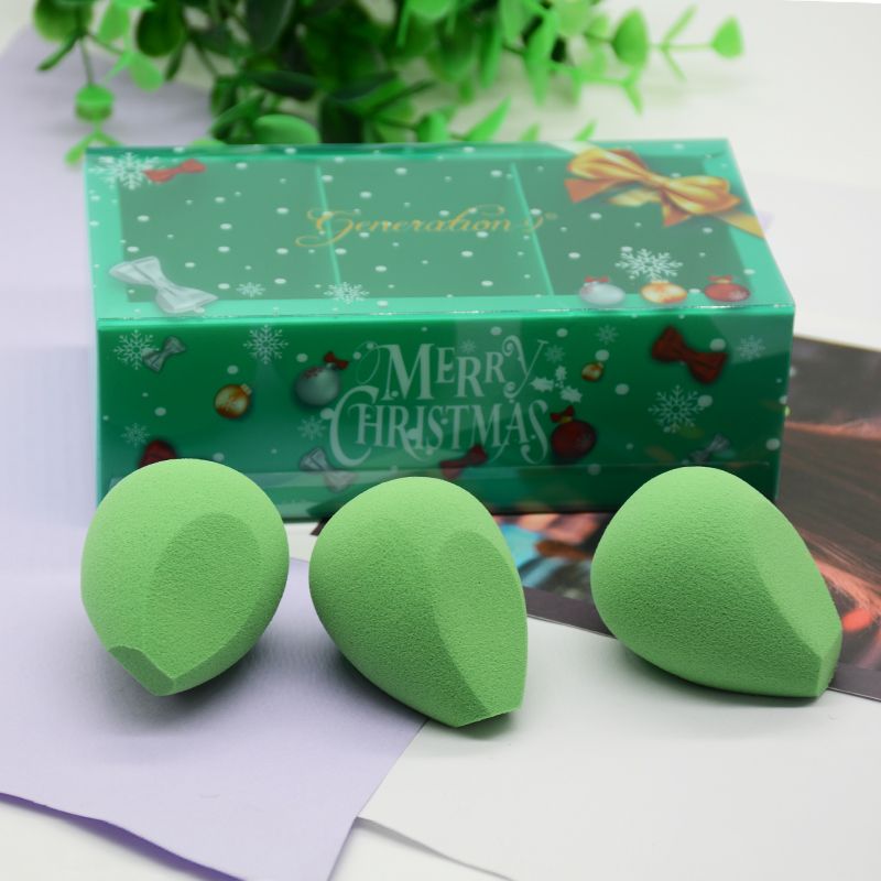 2021 Best Christmas Gifts for Girlfriend Makeup Sponge Set 3 Pieces Soft cosmetics Applicators blender Sponges