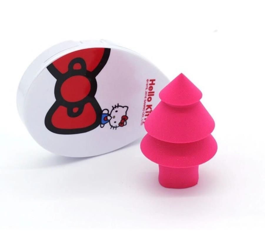 colorful Soft Beauty cosmetics docolor Non-latex Christmas tree powder puff snowman Christmas gift foundation makeup sponge