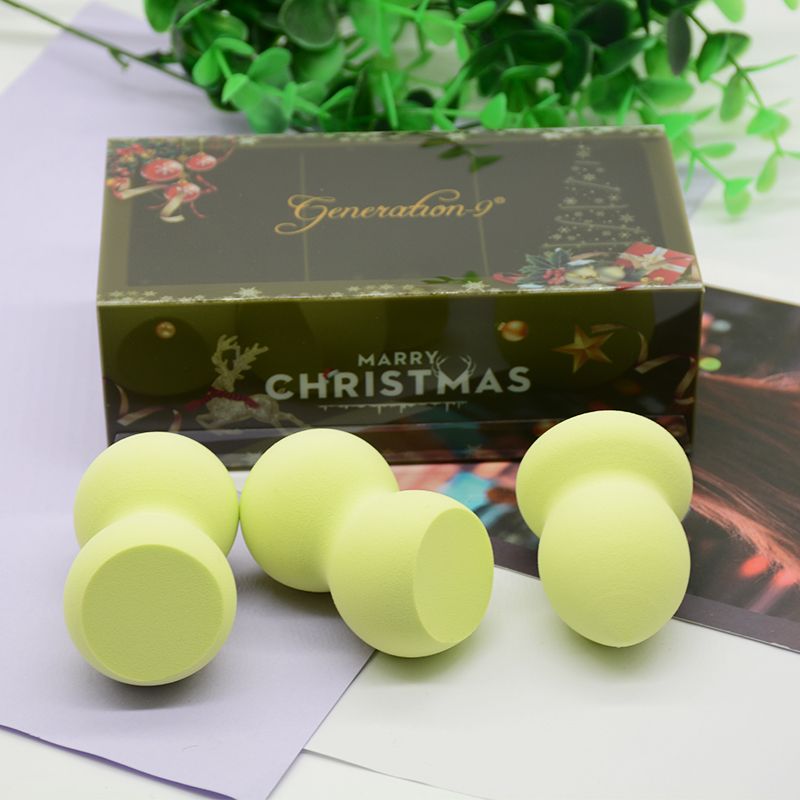 2021 Best Christmas Gifts for Girlfriend Makeup Sponge Set 3 Pieces Soft cosmetics Applicators blender Sponges