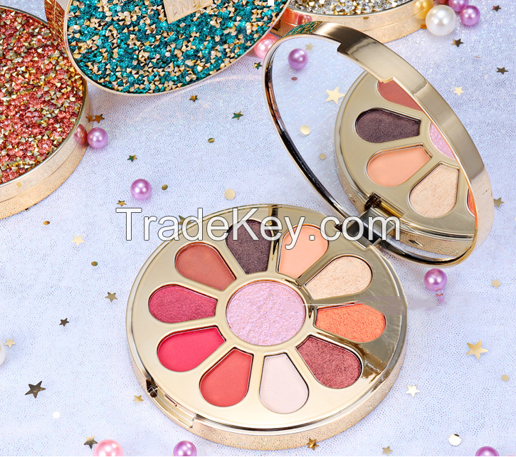 dazzle diamond eye shadow matte pearl earth color eye shadow palette