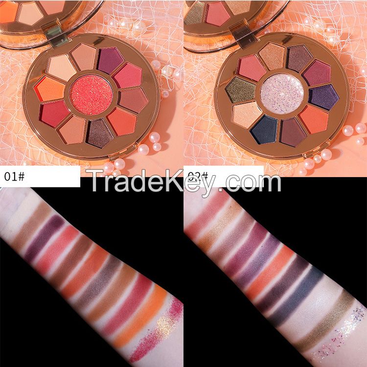 make your own eyeshadow palette loose pigments cosmetics multichrome makeup tropical glitter eyeshadow palette