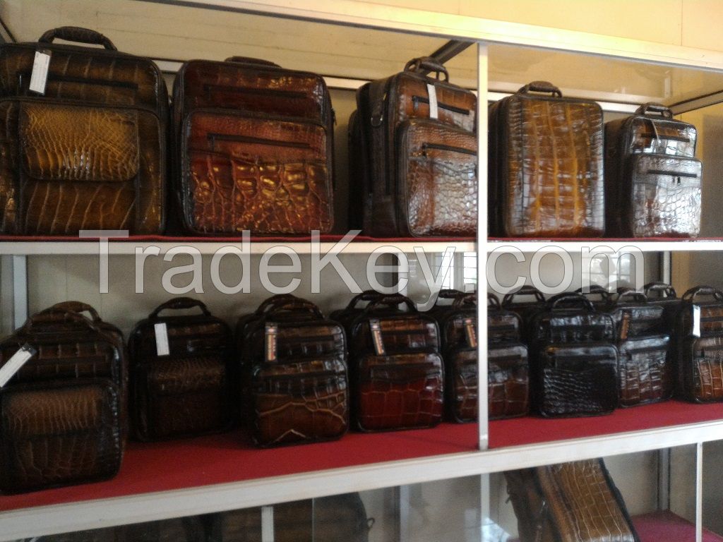 Leather textile products, bags, shoes, wallets, belts, etc.
