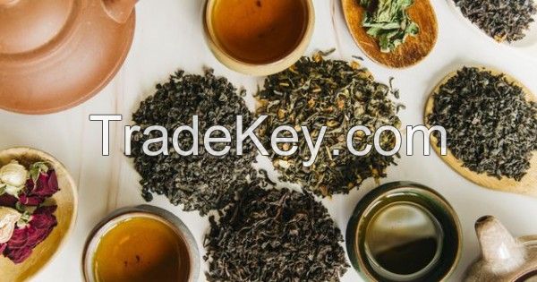 Tea, green tea, black tea, jasmine tea, white tea, aro wood tea, oolong tea