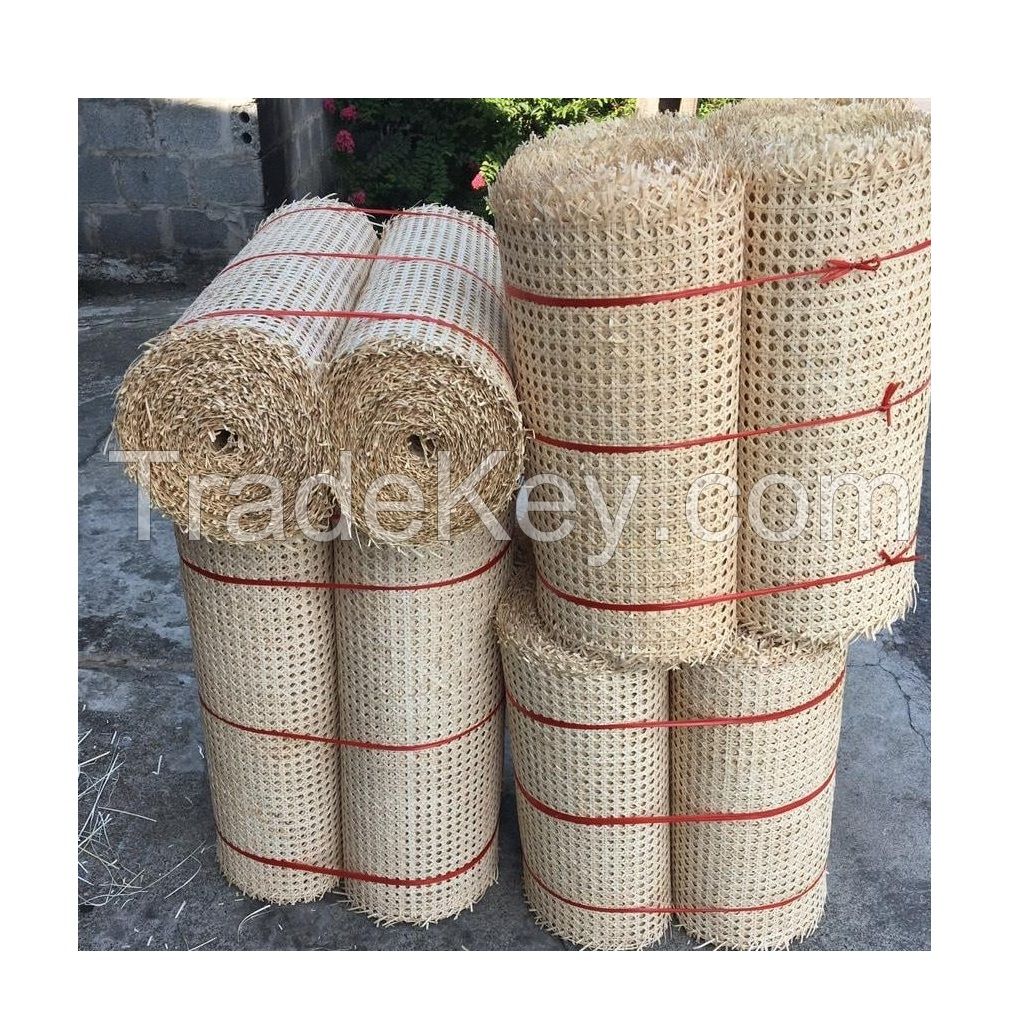 Rattan Cane Webbing 100% Natural Woven Mesh Webbing Half Hot Products Made In Vietnam