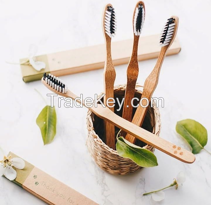 Low Price Natural Bamboo Tube Bamboo Friendly Ecofriendly Bamboo Tube Toothbrush