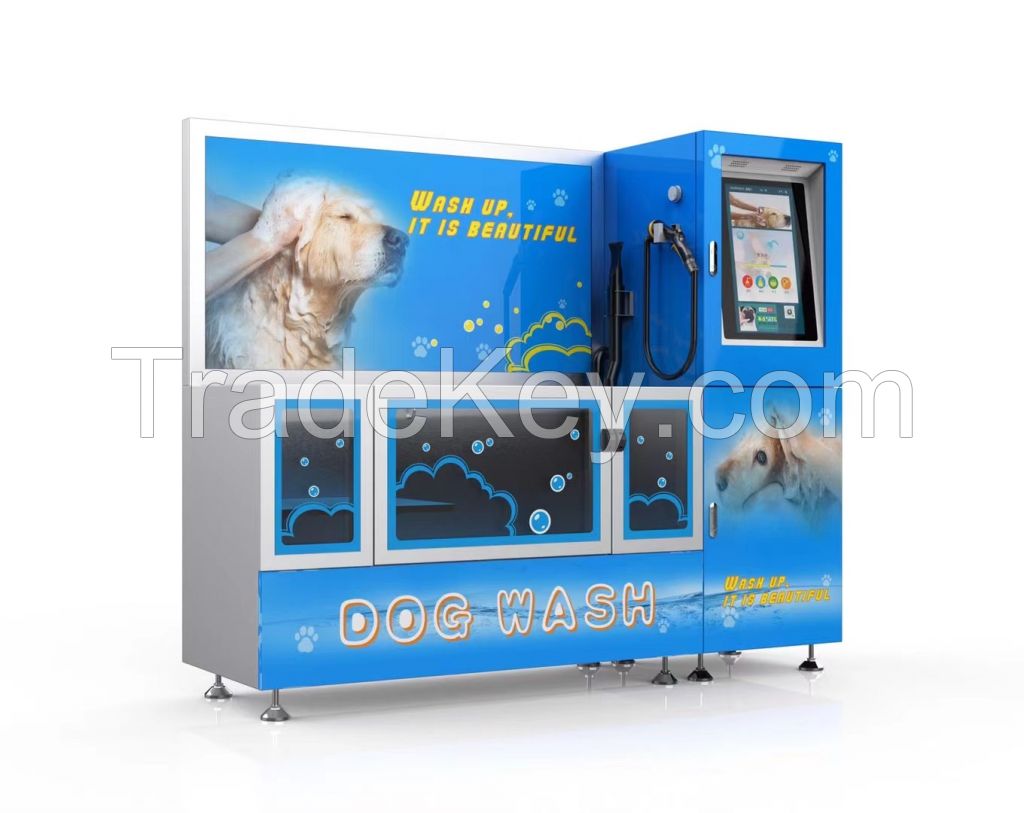 Bulk Price self-service dog wash machine with Smart display touch screen for pet cleaning bathing grooming