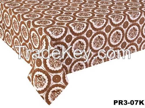 Oilcloth Vinyl Flocking Tablecloth 0.22mm Thick 20m ROll Anti Static