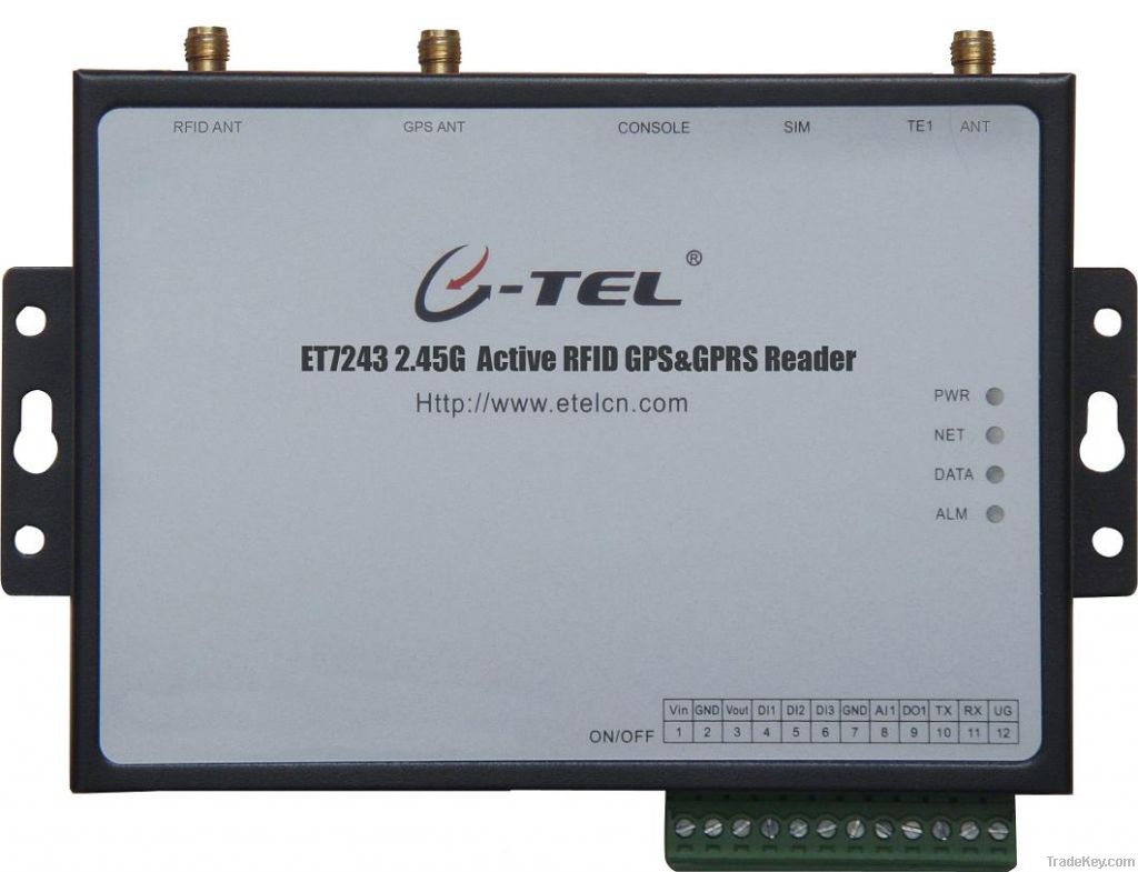 ET7243 2.45Ghz Active RFID GPRS&GPS