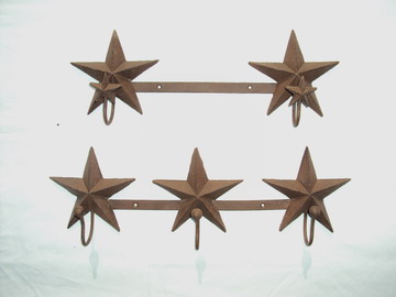 Pentagram Wall Hook, Made of Iron