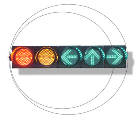 200mm Motor Vehicle Driveway Traffic Signal Light
