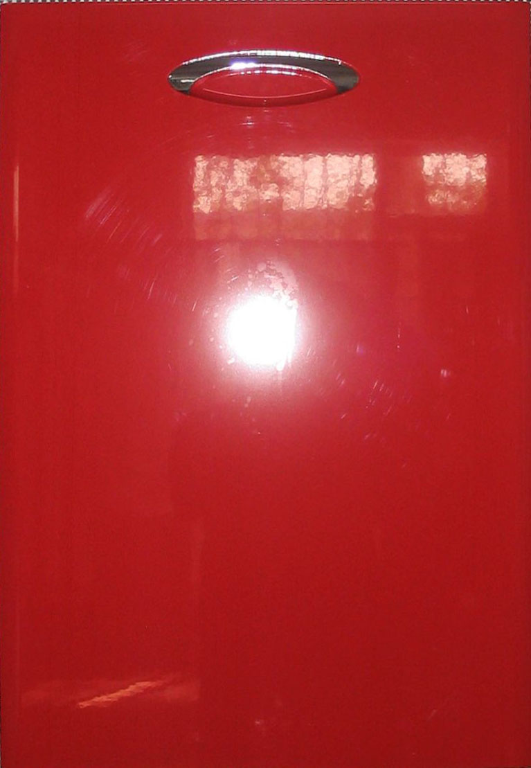High gloss PVC door