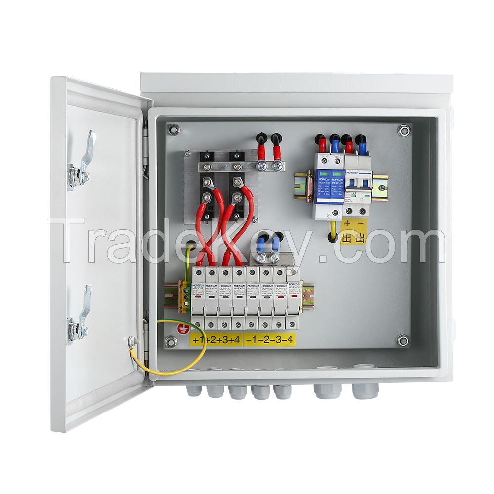 MDXLD-PV4/1 steel series DC combiner box 4 input 1 output1000V