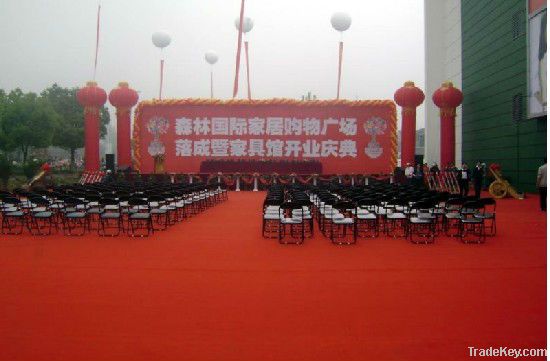 Plain style Nonwoven exhibition carpet 250g-1000g by factory price