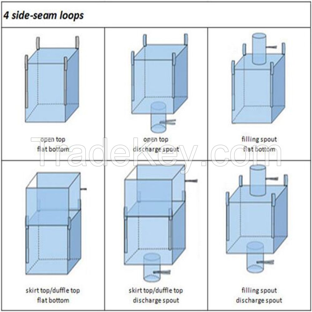 PP woven one ton container bags supplier from 0.5 tons to 3.0 tons by sincere factory