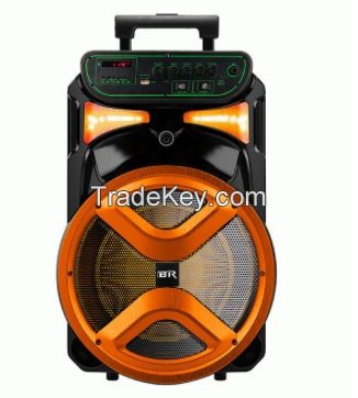 Colorful Checp LED Light Plastic Portable Speaker 12 Inch