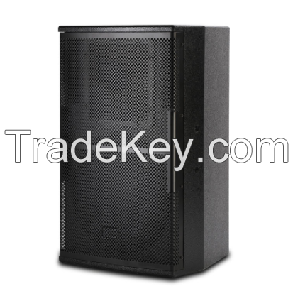 300w Big Professional Audio Wood Speaker for Meeting And Stage