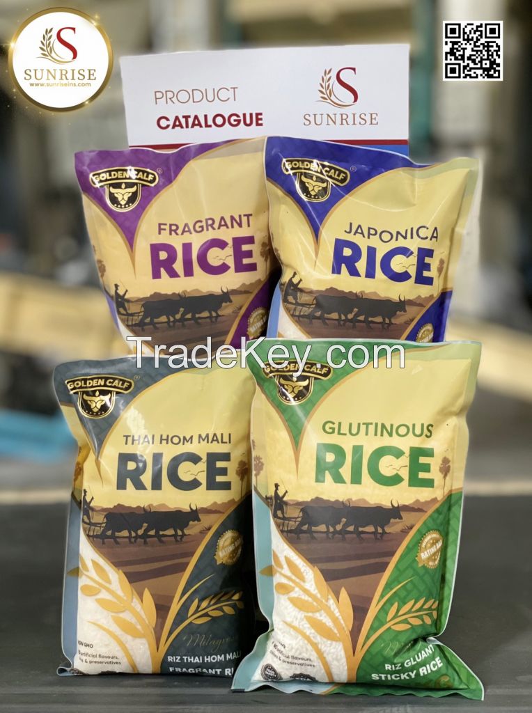 JASMINE RICE, JAPONICE RICE, CALROSE RICE, MEDIUM RICE, CAMOLINO RICE, WHITE RICE, GLUTINOUS RICE, ST25 RICE