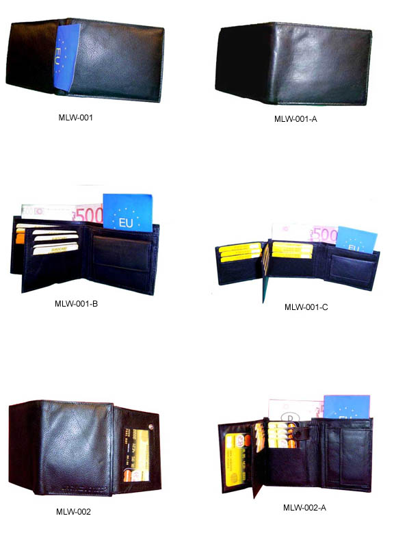 Men Leather Wallets and Betls
