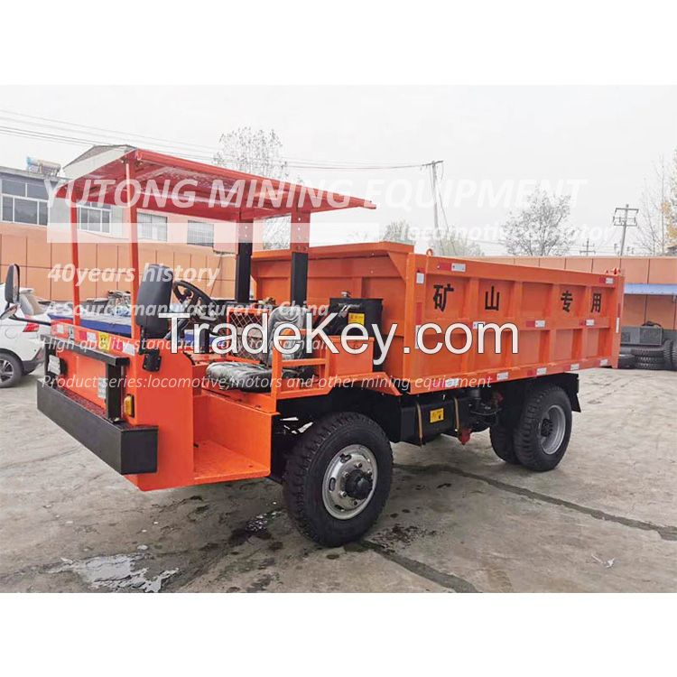 4 Ton Hydraulic Diesel Mining Dumper Truck  With Factory Directly Sale Prices