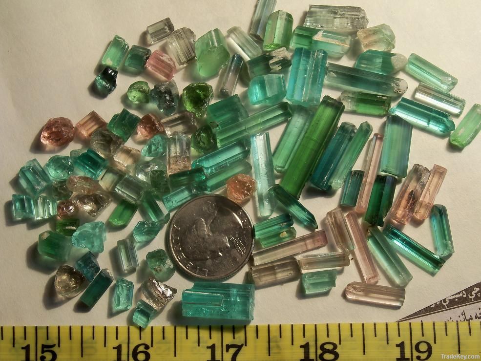 Tourmaline Facet Grade Rough Clean Natural Stones