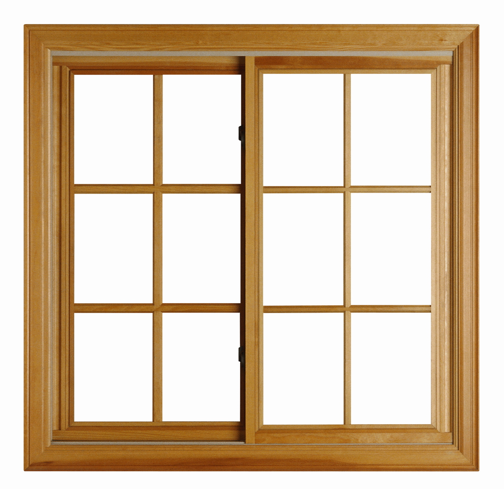 solid wood window