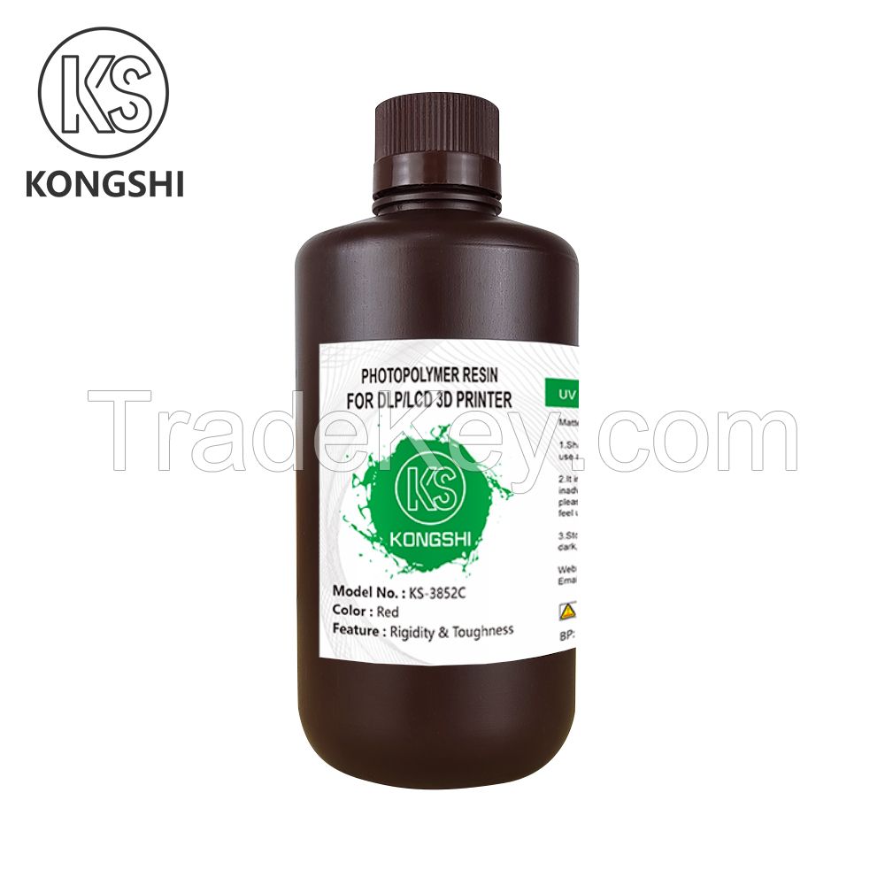 3D fast curing KS-3852C Hard UV resin used for making models Photosensitive resin Suitable for 3D printers