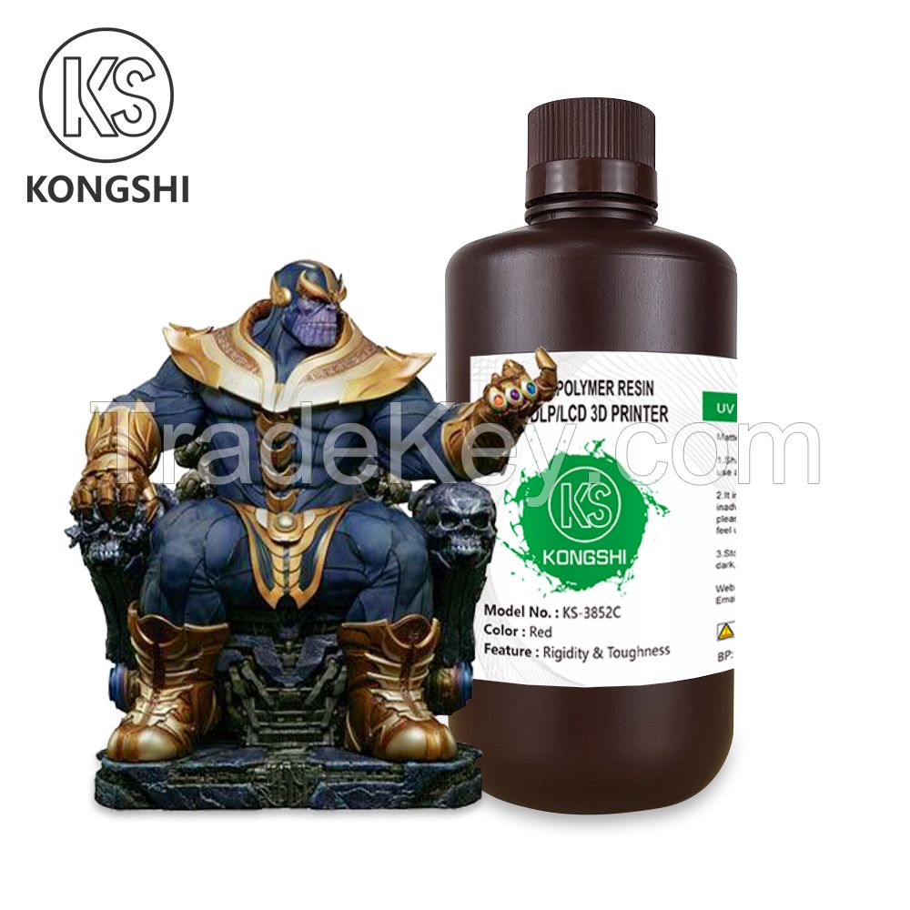 3D fast curing KS-3852C Hard UV resin used for making models Photosensitive resin Suitable for 3D printers