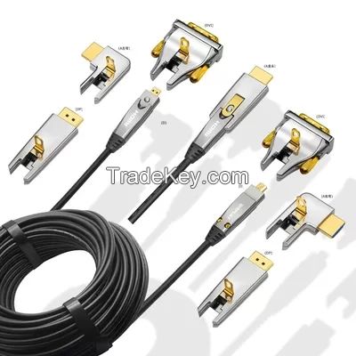 50 Feet DTECH Fiber Optic HDMI Cable Ultra HD 4K 60Hz 444 18Gbps