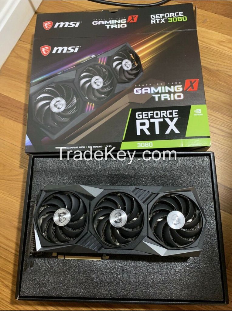 MSI GeForce RTX 3080 GAMING TRIO 10GB GDDR6X Graphics Card (NEW)