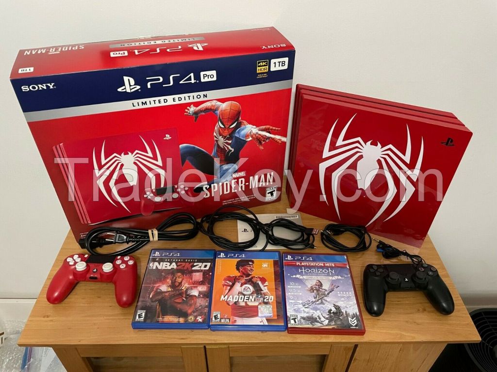 Sony PlayStation 4 Pro Marvel's Spider Man 1TB Console + Extra Controller