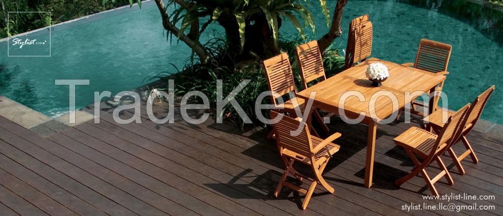 Sun Set Teak Dining Chairs & Tables