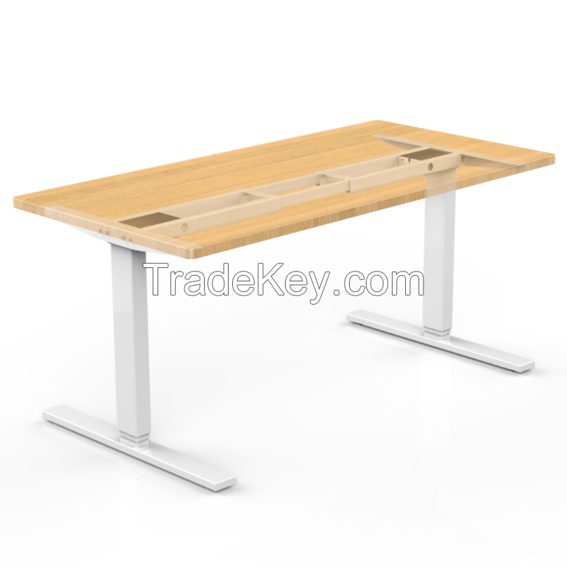Economic height adjustable standing desk frame