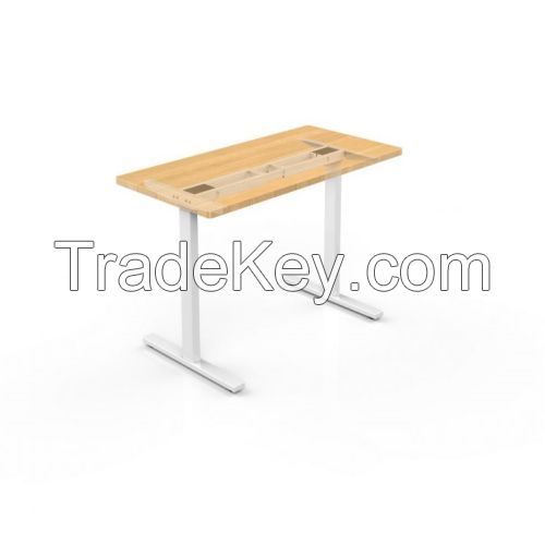 Economic height adjustable standing desk frame