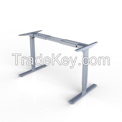 Economic height adjustable standing desk frame