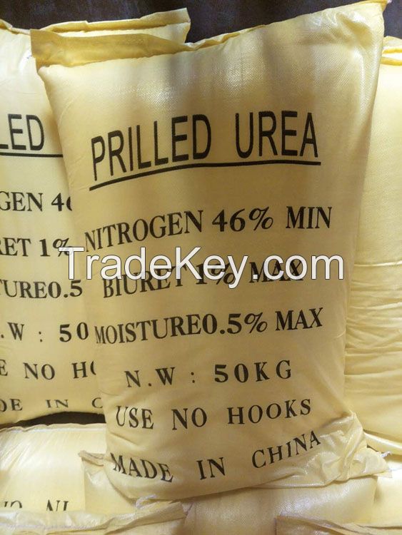Urea 46% N,Nitrogen fertilizer, Urea 46 Prilled Granular/Urea Fertilizer 46-0-0/Urea N46%