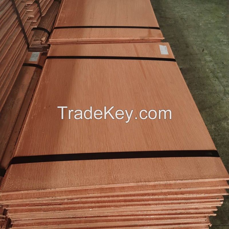 Copper cathode Cu pure copper cathode for sale factory price 99.97%-99.99%