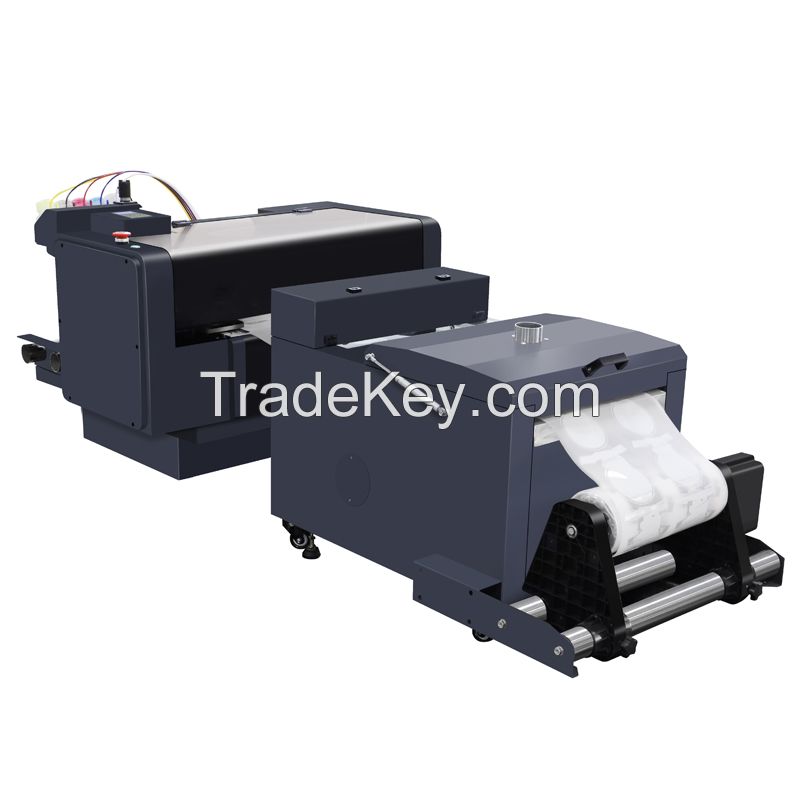 Single Double Head Dtf A3 Mini Printer With Shaking Powder Machine