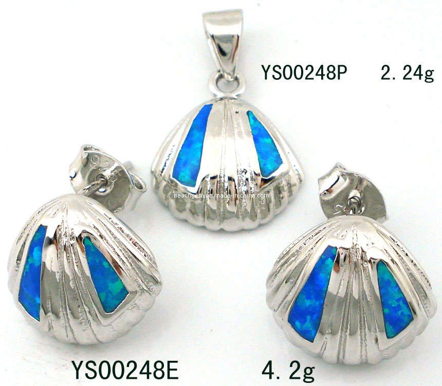 Opal Silver Jewelry Set (YS00248)