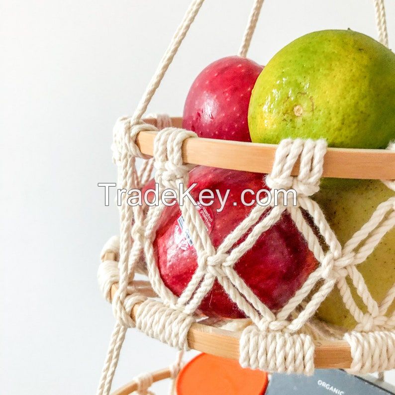 Macrame Hanging Basket Vietnam Manufacturer KMB01